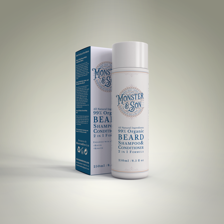 2) Organic 2in1 Beard Shampoo&Conditioner
