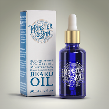 7) Raw Cold Pressed 99% Organic Beard Oil